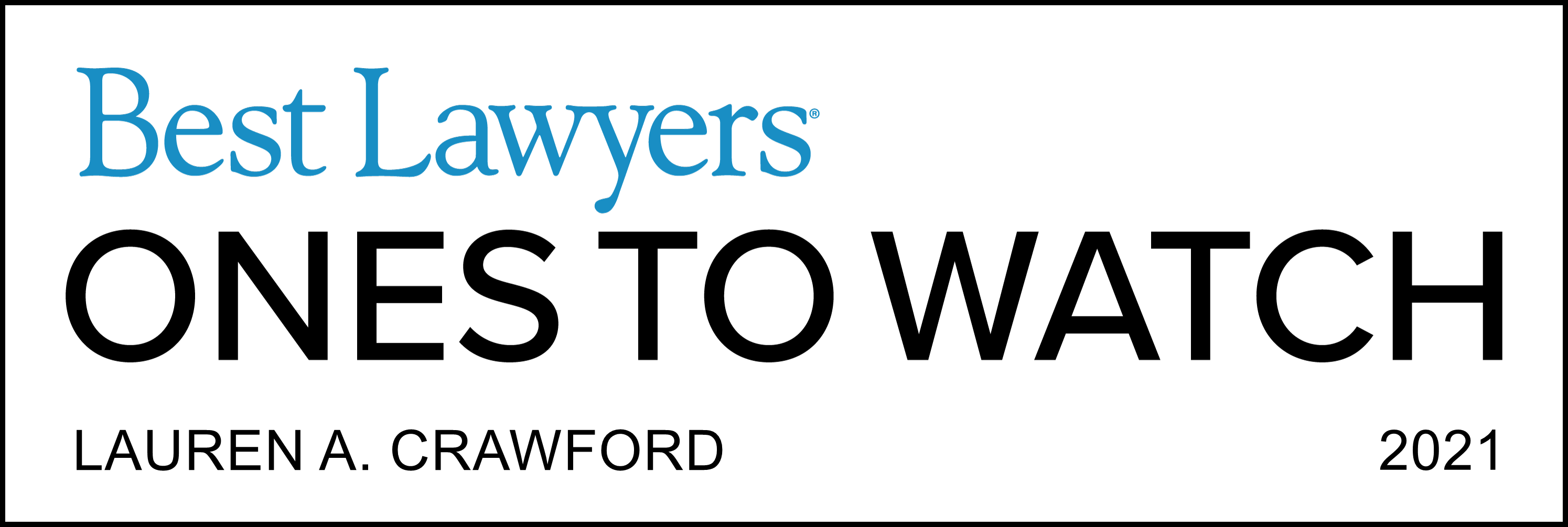 Ones To Watch Lawyer Logo LAC