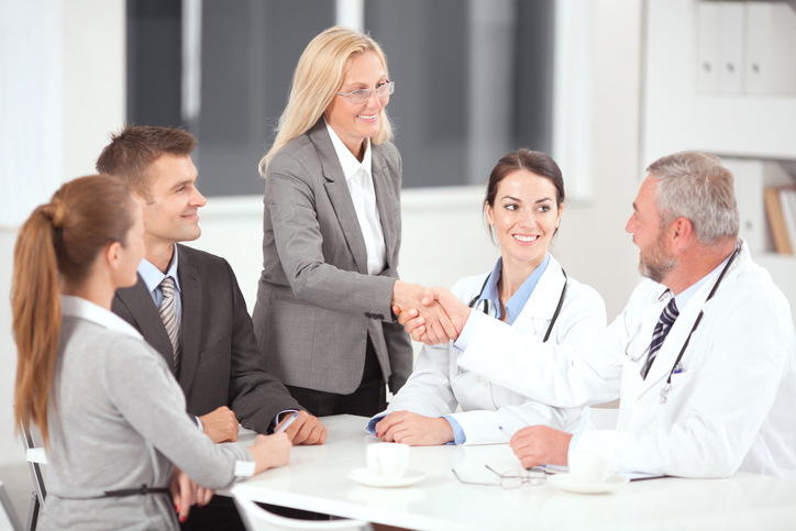 Doctors on business meeting.